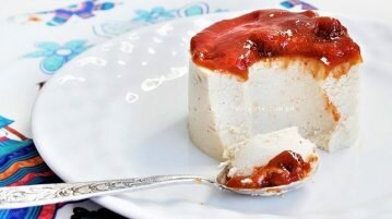 Receita: Flan vegano Romeu e Julieta flan vegano