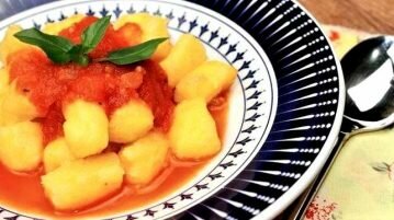 Receita: Nhoque vegano de batata baroa sem glúten nhoque vegano